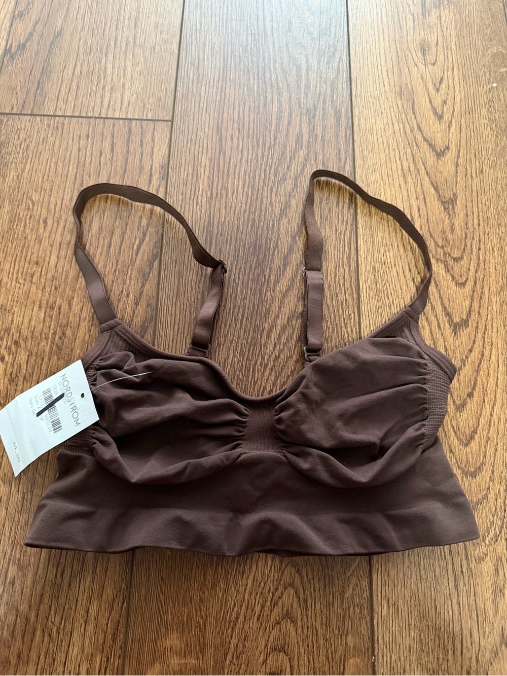 SKIMS Brown Seamless Bra